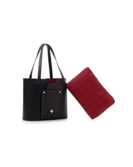 Bolsa de mano Tamara Negro 1292 Lucky Bees 671LKB1981