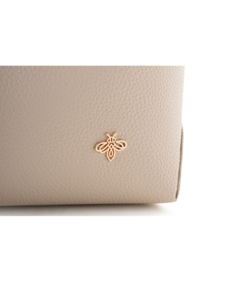 Bolsa de mano Pierrette Crema 1294 Lucky Bees 671LKB1984