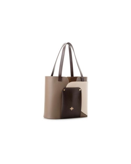 Bolsa de mano Tamara Visón Crema 1292 Lucky Bees 671LKB1996