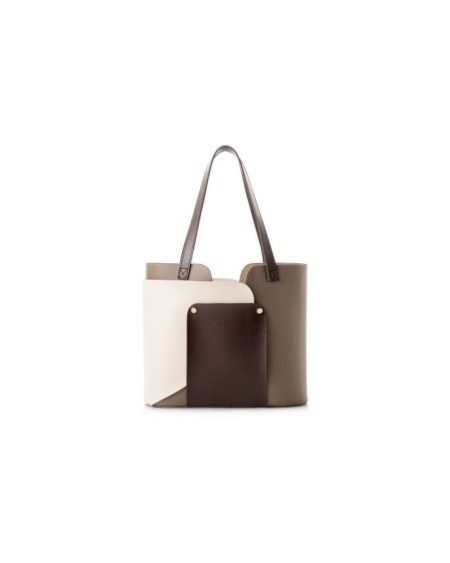 Bolsa de mano Tamara Visón Crema 1292 Lucky Bees 671LKB1996