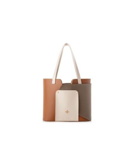 Bolsa de mano Tamara Bronce Visón 1292 Lucky Bees 671LKB1997