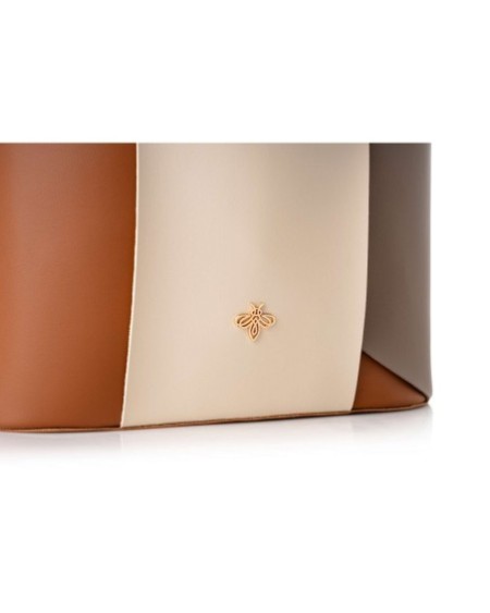 Bolsa de mano Tamara Bronce Visón 1292 Lucky Bees 671LKB1997