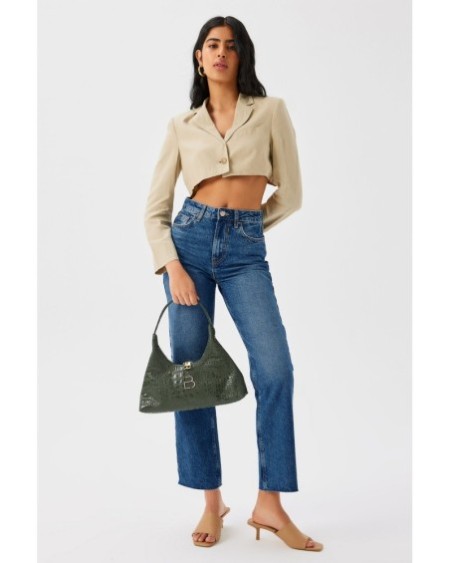 Bolso de hombro Adelina Verde 505 Lucky Bees 671LKB1307