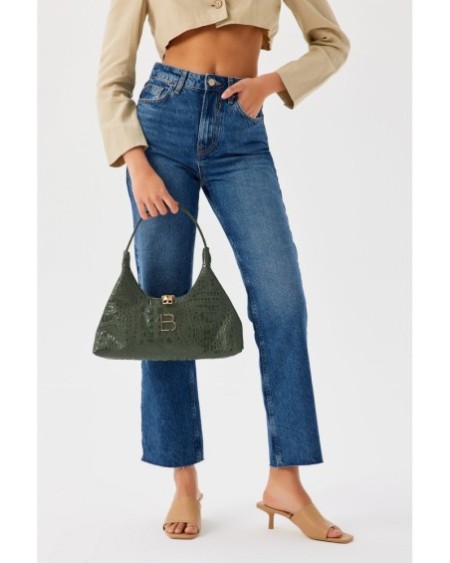 Bolso de hombro Adelina Verde 505 Lucky Bees 671LKB1307
