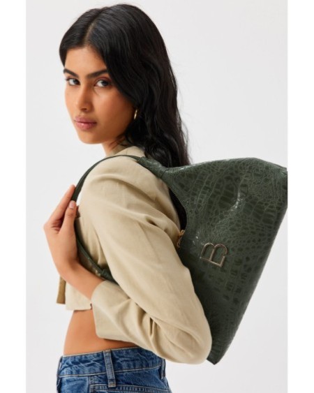 Bolso de hombro Adelina Verde 505 Lucky Bees 671LKB1307