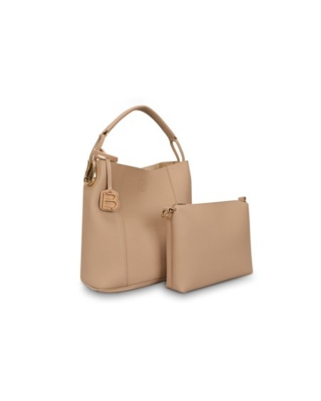 Bolso de hombro Atenea Camel 297 Lucky Bees 671LKB1379