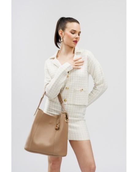 Bolso de hombro Atenea Camel 297 Lucky Bees 671LKB1379