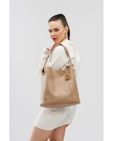 Bolso de hombro Atenea Camel 297 Lucky Bees 671LKB1379