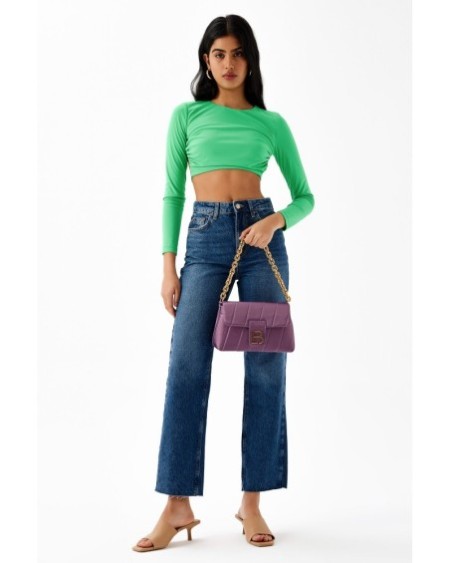 Bolso de hombro Aura Púrpura 314 Lucky Bees 671LKB1386