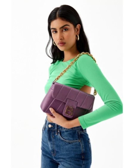 Bolso de hombro Aura Púrpura 314 Lucky Bees 671LKB1386