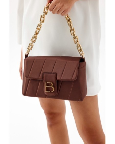 Bolso de hombro Aura Marrón 314 Lucky Bees 671LKB1387