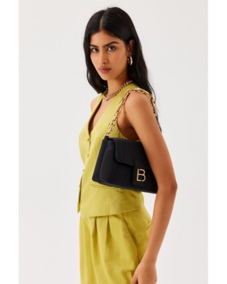 Bolso de hombro Aura Negro 314 Lucky Bees 671LKB1389