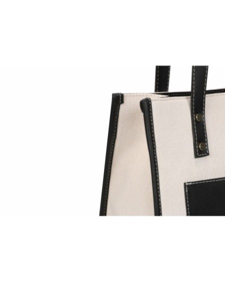 Bolsa de mano Celestina Negro Crema 376 Lucky Bees 671LKB1427