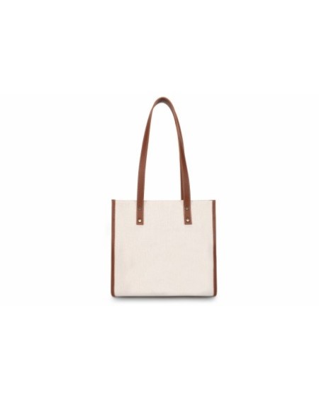 Bolsa de mano Celestina Marrón Crema 376 Lucky Bees 671LKB1428