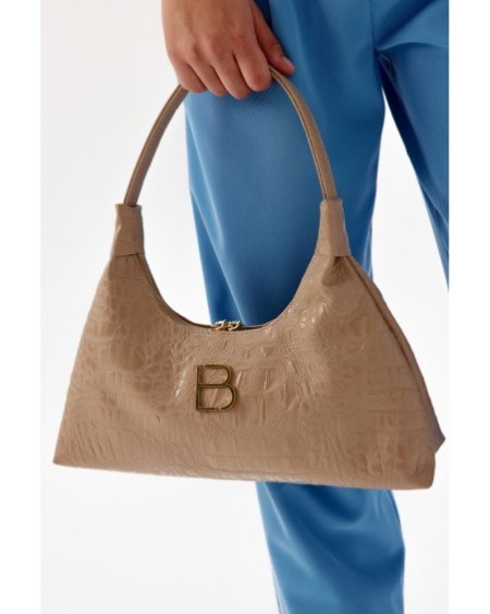 Bolso de hombro Adelina Camel 505 Lucky Bees 671LKB1309