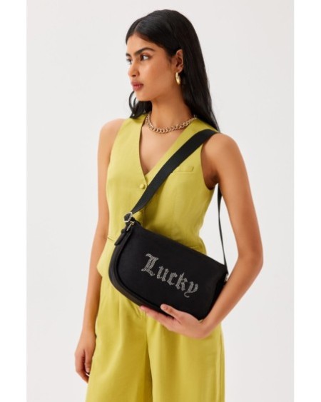 Bolso de hombro Chiara Negro 371 Lucky Bees 671LKB1442