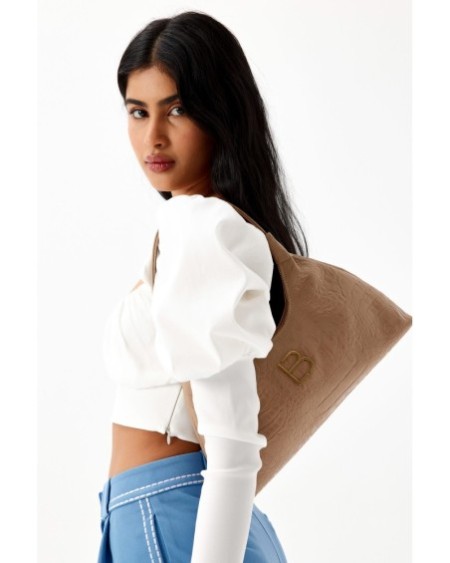Bolso de hombro Adelina Camel 505 Lucky Bees 671LKB1309
