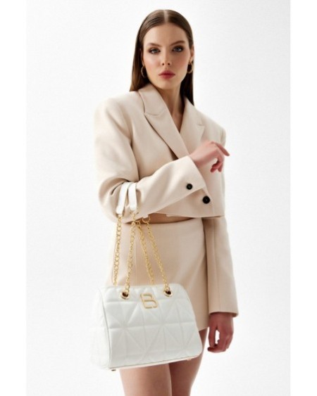 Bolso de hombro Clarisa Crema 391 Lucky Bees 671LKB1468
