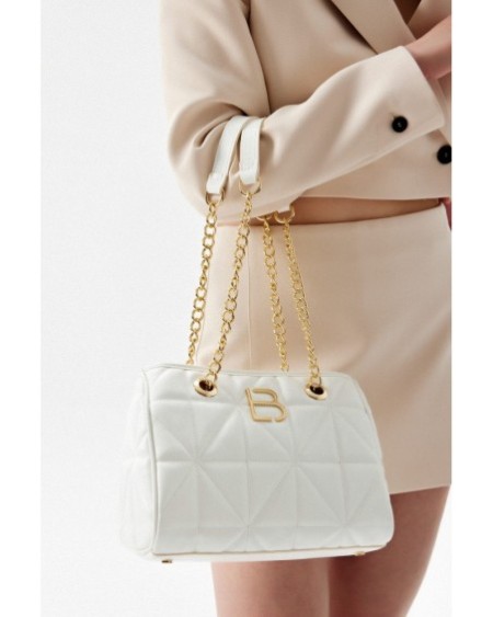 Bolso de hombro Clarisa Crema 391 Lucky Bees 671LKB1468