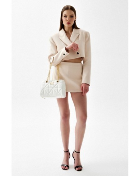 Bolso de hombro Clarisa Crema 391 Lucky Bees 671LKB1468