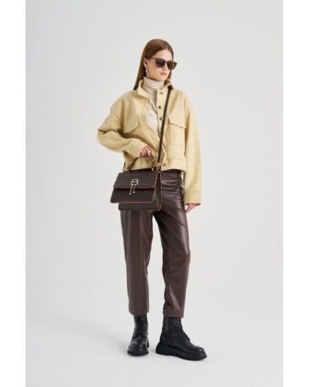 Bolso Chic Adina Marrón 912 Lucky Bees 671LKB1473
