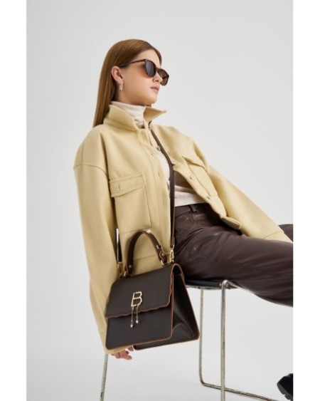Bolso Chic Adina Marrón 912 Lucky Bees 671LKB1473