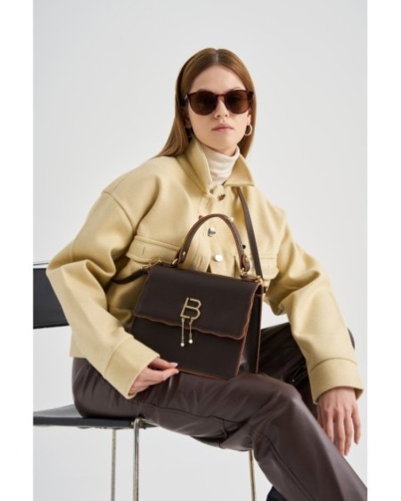 Bolso Chic Adina Marrón 912 Lucky Bees 671LKB1473