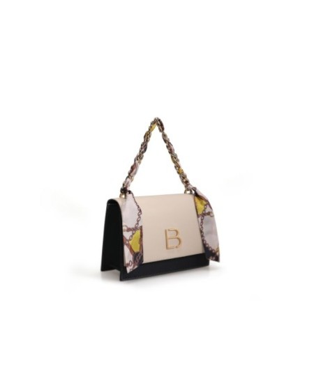 Bolso bandolera Dania Crema Azul Oscuro 918 Lucky Bees 671LKB1486