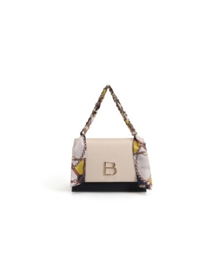 Bolso bandolera Dania Crema Azul Oscuro 918 Lucky Bees 671LKB1486