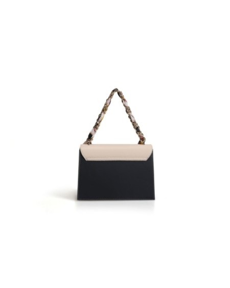 Bolso bandolera Dania Crema Azul Oscuro 918 Lucky Bees 671LKB1486