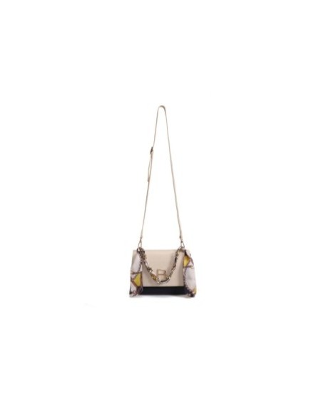 Bolso bandolera Dania Crema Azul Oscuro 918 Lucky Bees 671LKB1486