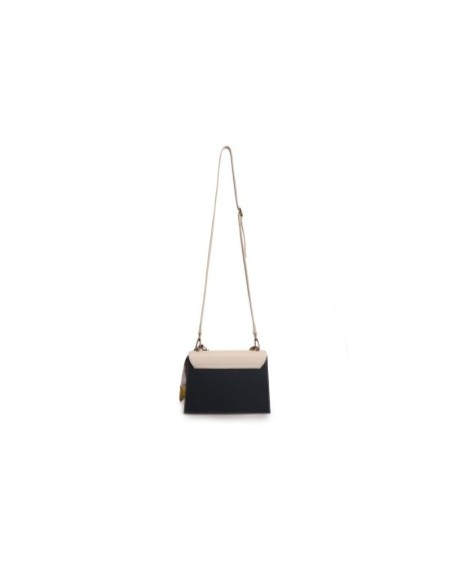 Bolso bandolera Dania Crema Azul Oscuro 918 Lucky Bees 671LKB1486