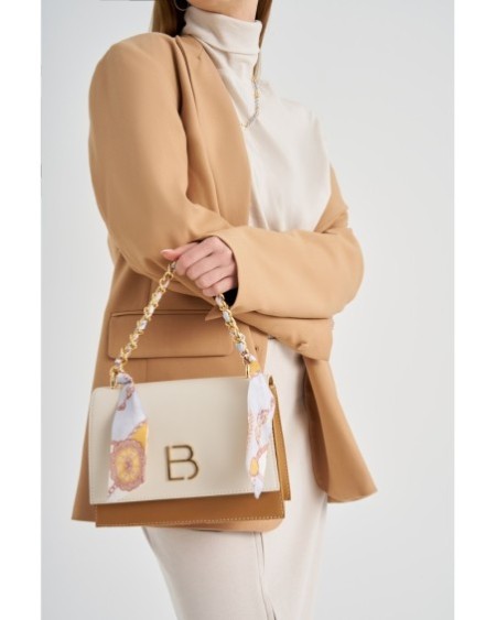 Bolso bandolera Dania Crema Bronce 918 Lucky Bees 671LKB1488