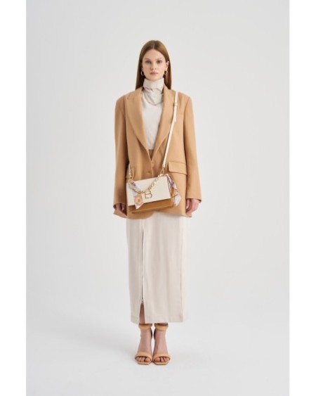 Bolso bandolera Dania Crema Bronce 918 Lucky Bees 671LKB1488