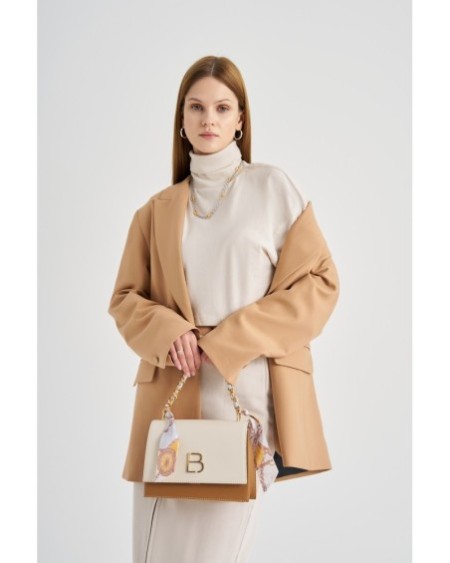 Bolso bandolera Dania Crema Bronce 918 Lucky Bees 671LKB1488