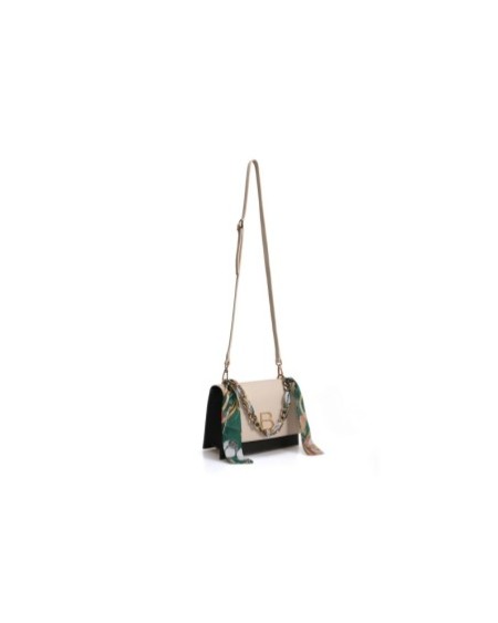 Bolso bandolera Dania Crema verde Oscuro 918 Lucky Bees 671LKB1489