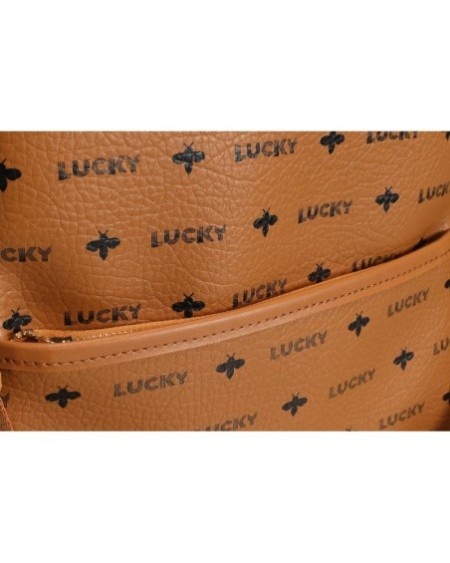 Mochila Delfina Mostaza 920 Lucky Bees 671LKB1491