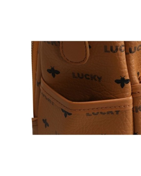 Mochila Delfina Mostaza 920 Lucky Bees 671LKB1491