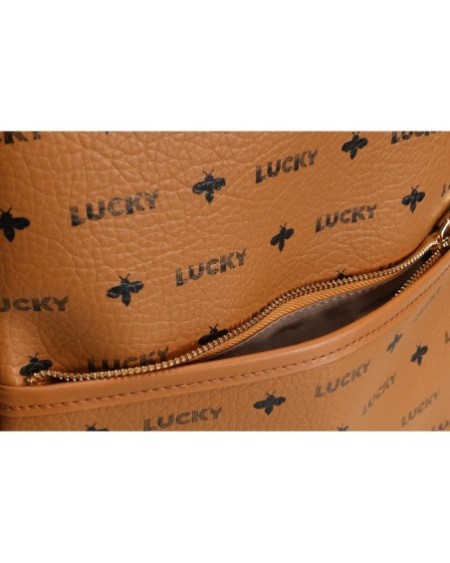 Mochila Delfina Mostaza 920 Lucky Bees 671LKB1491