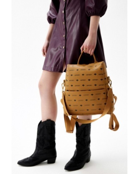 Mochila Delfina Mostaza 920 Lucky Bees 671LKB1491