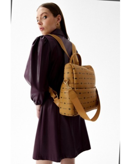 Mochila Delfina Mostaza 920 Lucky Bees 671LKB1491