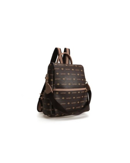 Mochila Delfina Marrón 920 Lucky Bees 671LKB1492