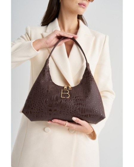 Bolso de hombro Adelina Marrón 505 Lucky Bees 671LKB1313