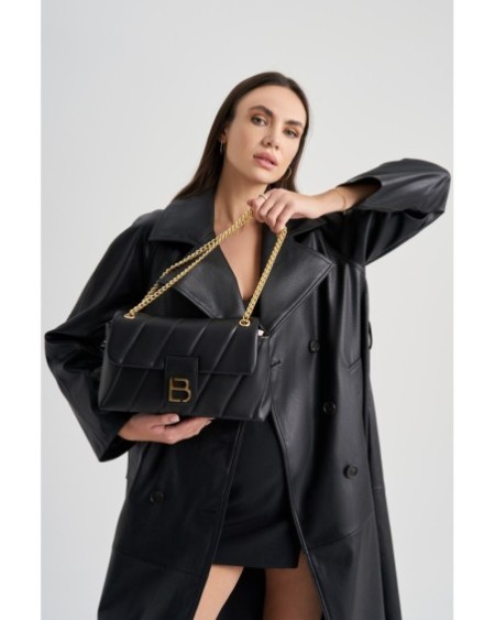 Bolso de hombro Divina Negro 923 Lucky Bees 671LKB1496