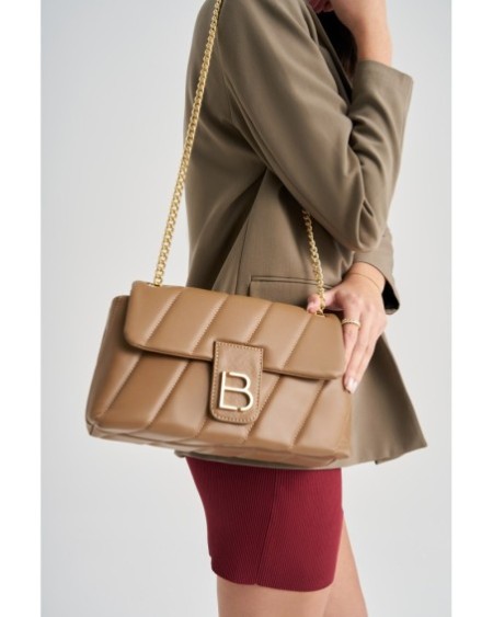Bolso de hombro Divina Camel 923 Lucky Bees 671LKB1497