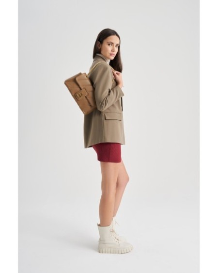 Bolso de hombro Divina Camel 923 Lucky Bees 671LKB1497
