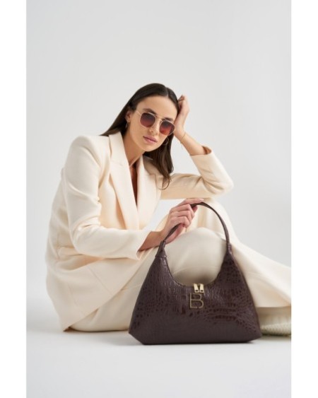 Bolso de hombro Adelina Marrón 505 Lucky Bees 671LKB1313