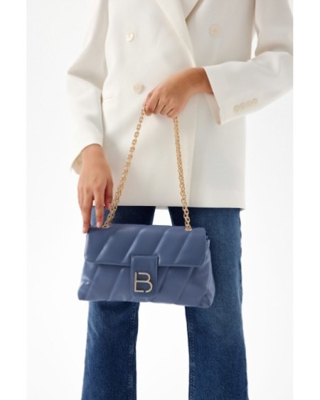 Bolso de hombro Divina Azul Sazonia 923 Lucky Bees 671LKB1502