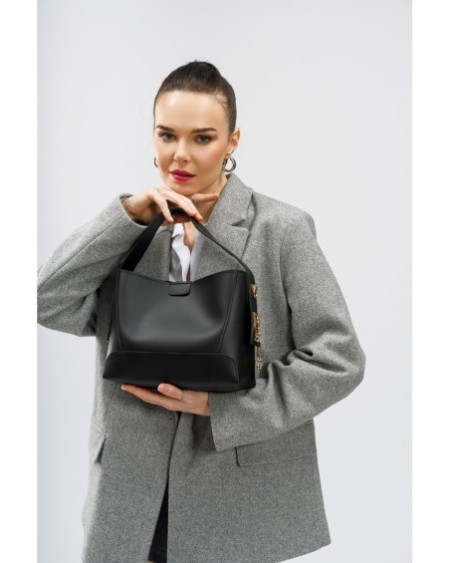 Bolso de hombro Dorina Negro 925 Lucky Bees 671LKB1503
