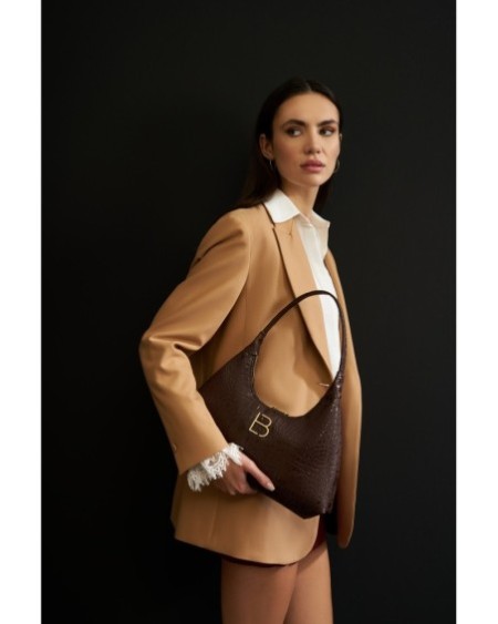Bolso de hombro Adelina Marrón 505 Lucky Bees 671LKB1313